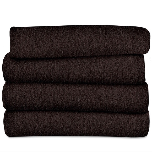 Other - Sunbeam Heated Throw Blanket in brown fleece